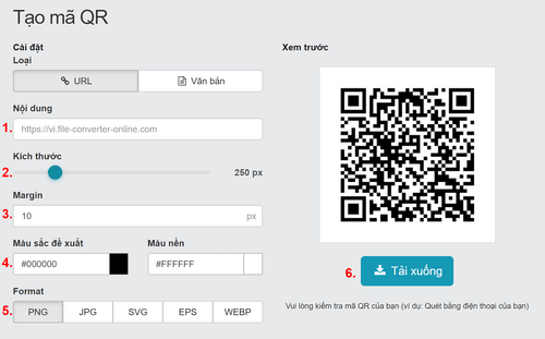 Tôi có thể tạo mã QR tĩnh miễn phí bằng cách nào?